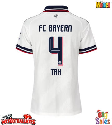 Bayern Munich Jonathan Tah #4 Replica Away Stadium Shirt for Women 2026-27 Short Sleeve